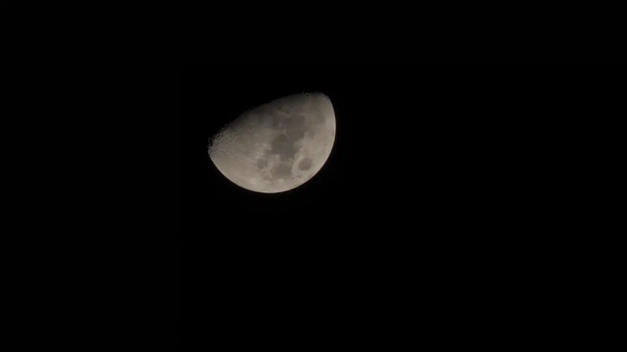 Moon Phase Waxing Gibbous by night