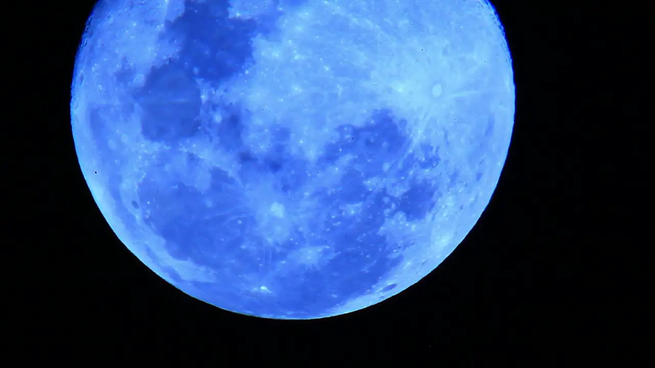 Cinematic timelapse of the moon moving around the earth