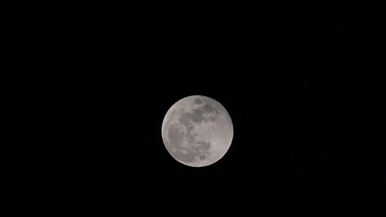 Footage of the moon after the eclipse as if its vibrating as it goes up Lunar Eclipse in Thailand last November 8 2022