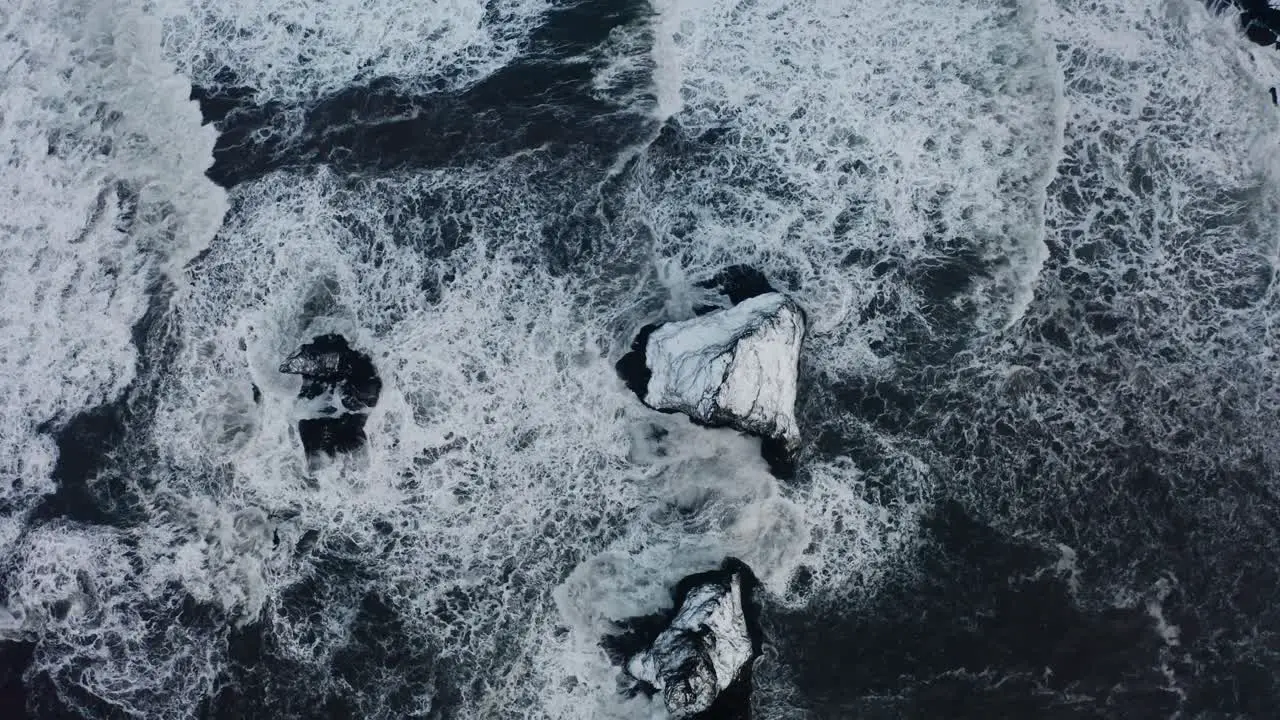 Drone shot for the coast in Iceland-19