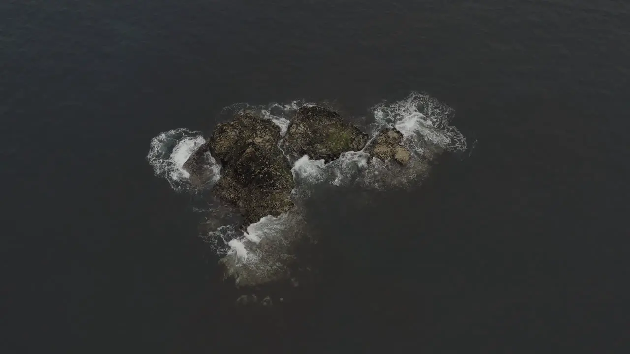 Drone shot of rugged south english coast shot in 4K