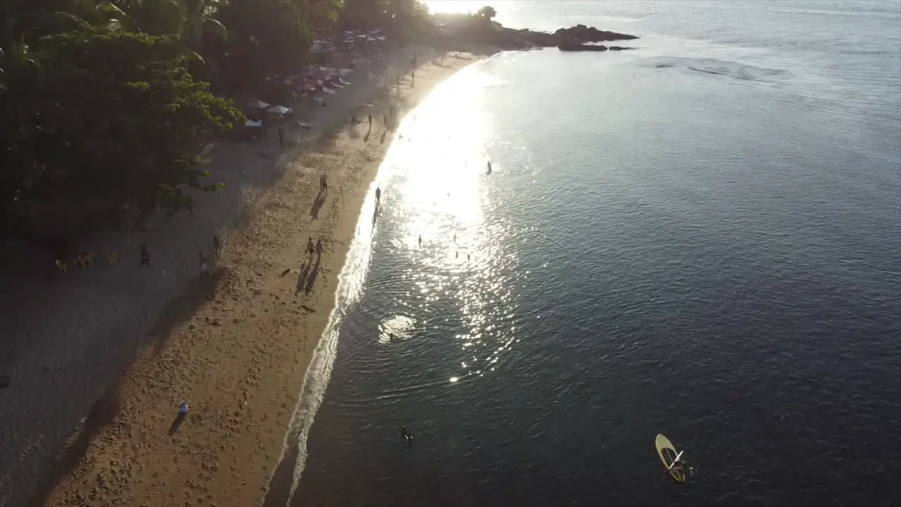 Itacare Brazil by Drone 4k Brazilian Atlantic Ocean from the sky-20