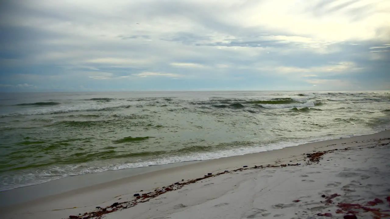 Ocean waves on an overcast day-2