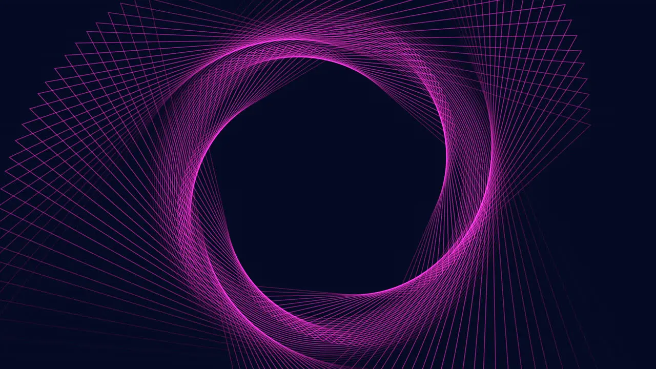 Futuristic and abstract geometric circles in dark galaxy