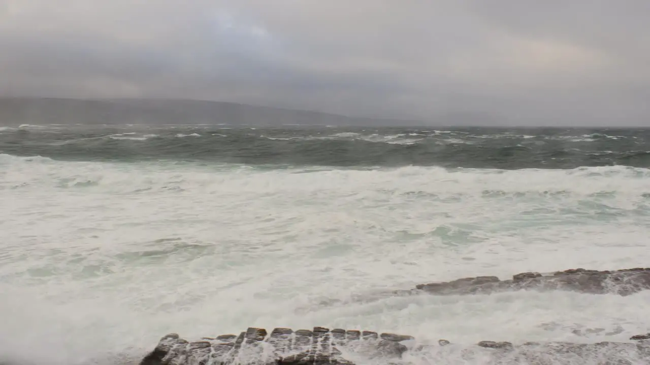 Dramatic storm in County Mayo Ireland