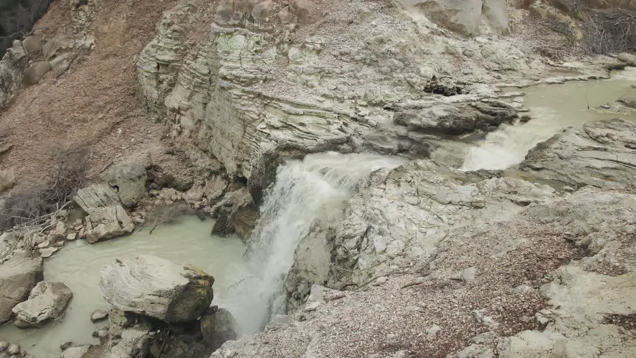 geological activity volcanic lanscape hot water stream