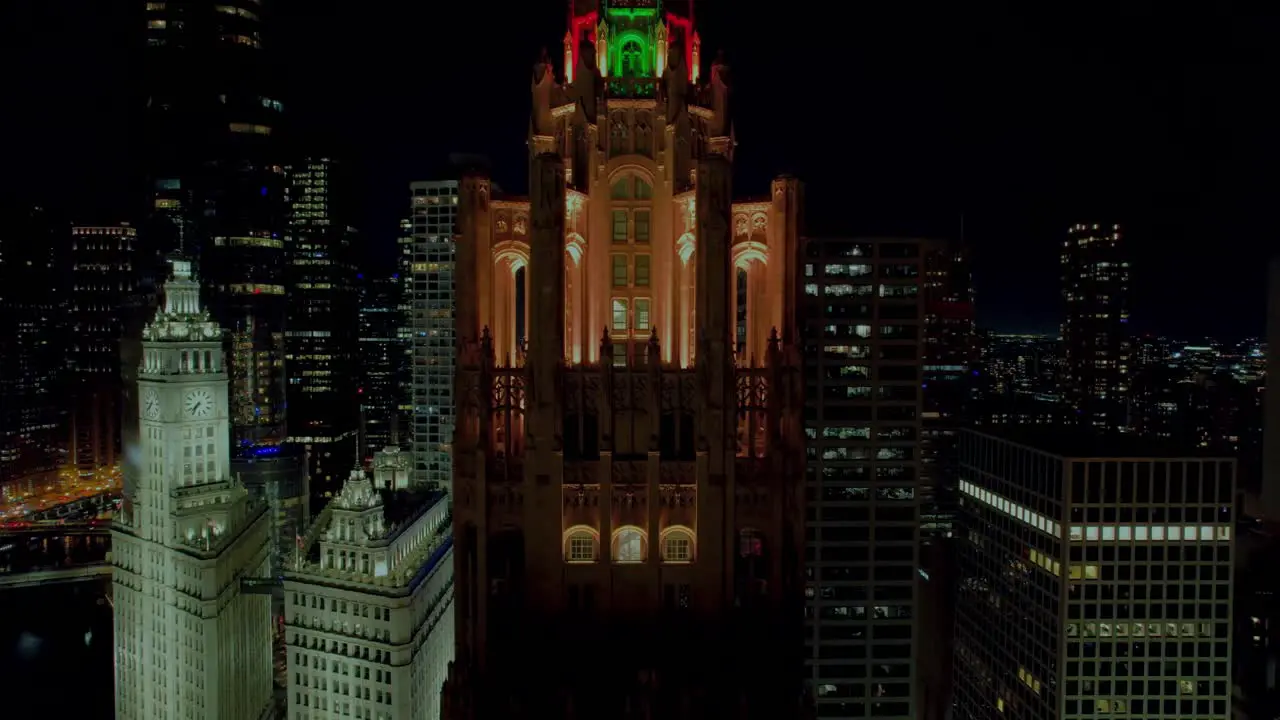 epic reveal of american flag on top of a building