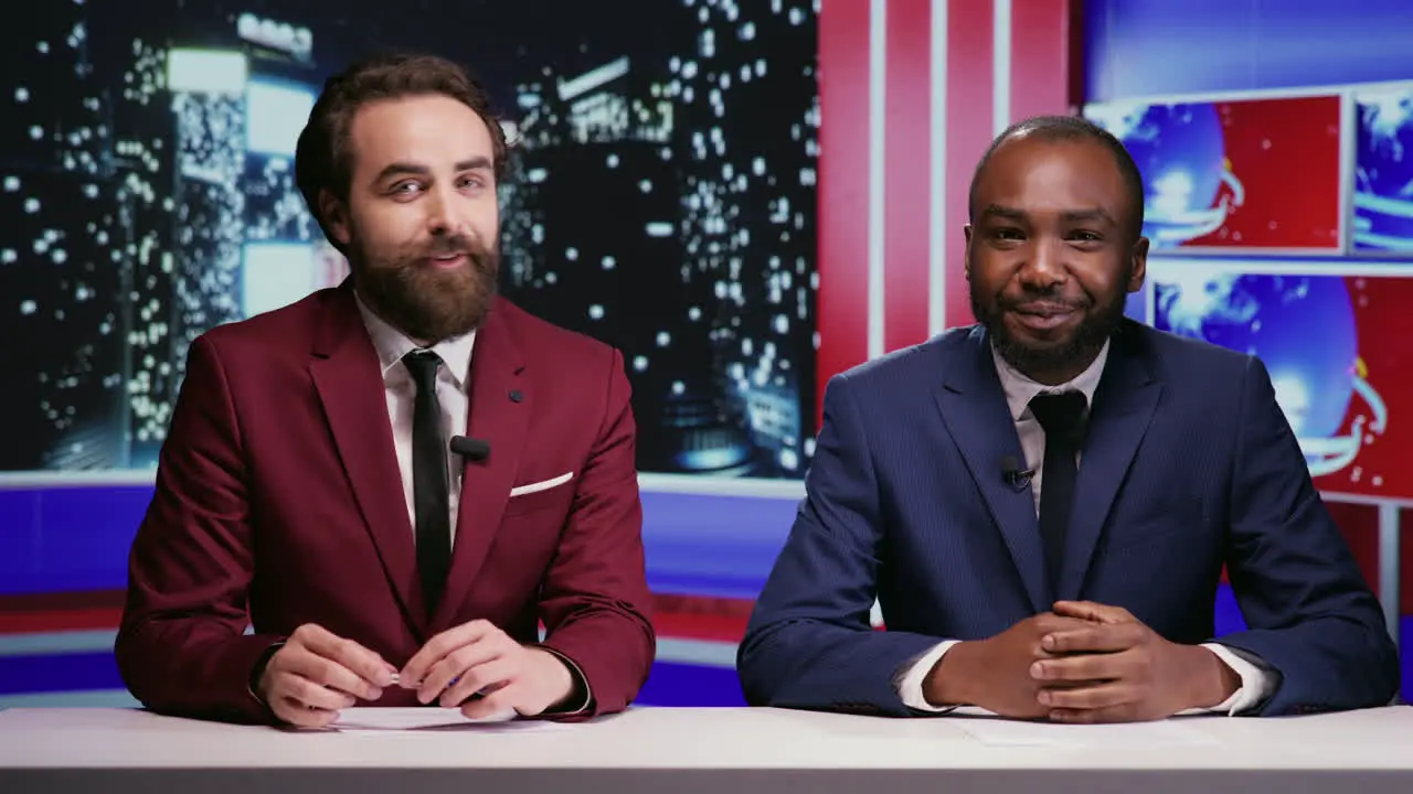 Diverse reporters host night talk show