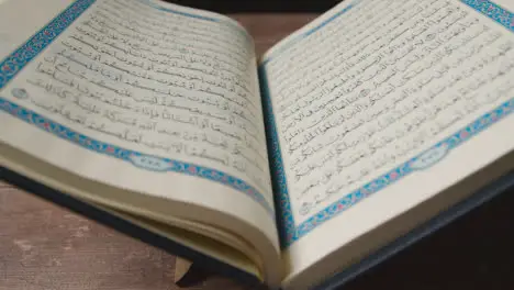 A Handheld Shot of the Quran 