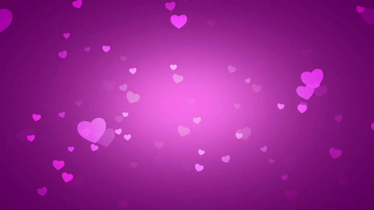 Valentinstag Glänzender Hintergrund Animation Romantisches Herz 55