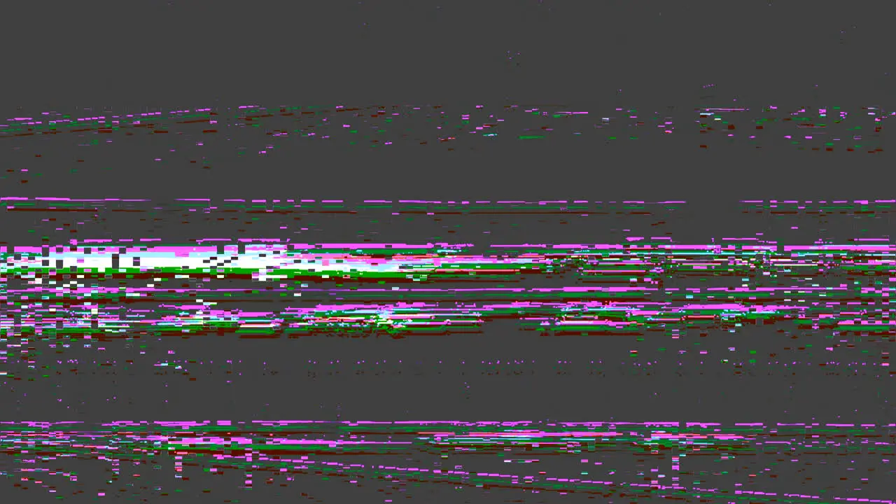 Digital glitch and static television noise effects 2