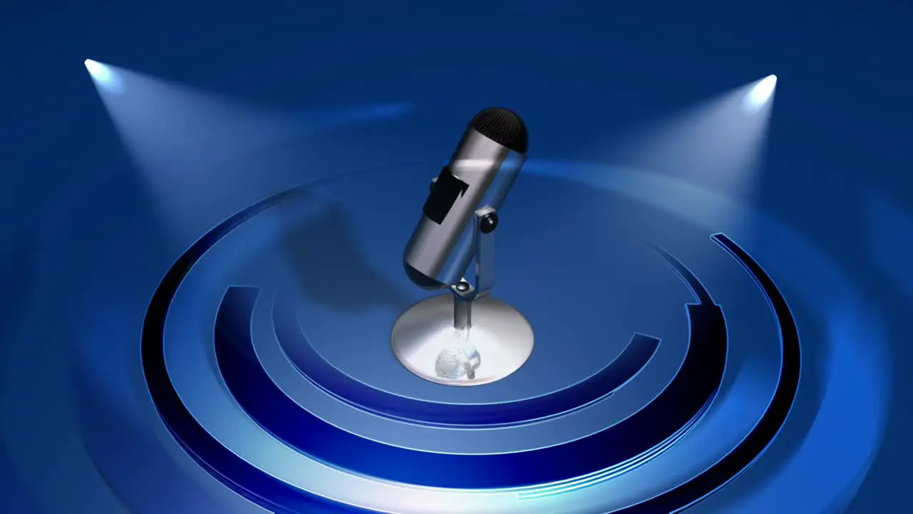 Abstract Spinning Microphone