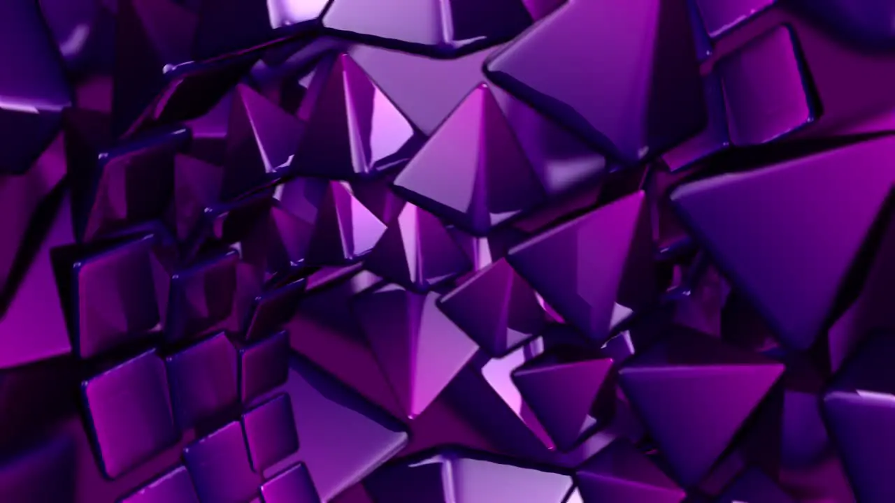 Purple Pyramids Motion Background