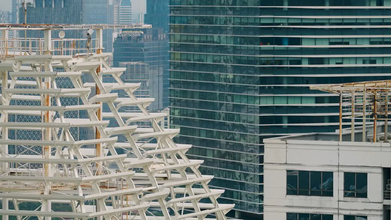 Wide Shot of Buildings in Jakarta 06