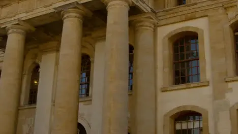 Panning Shot of Clarendon Building In Oxford England