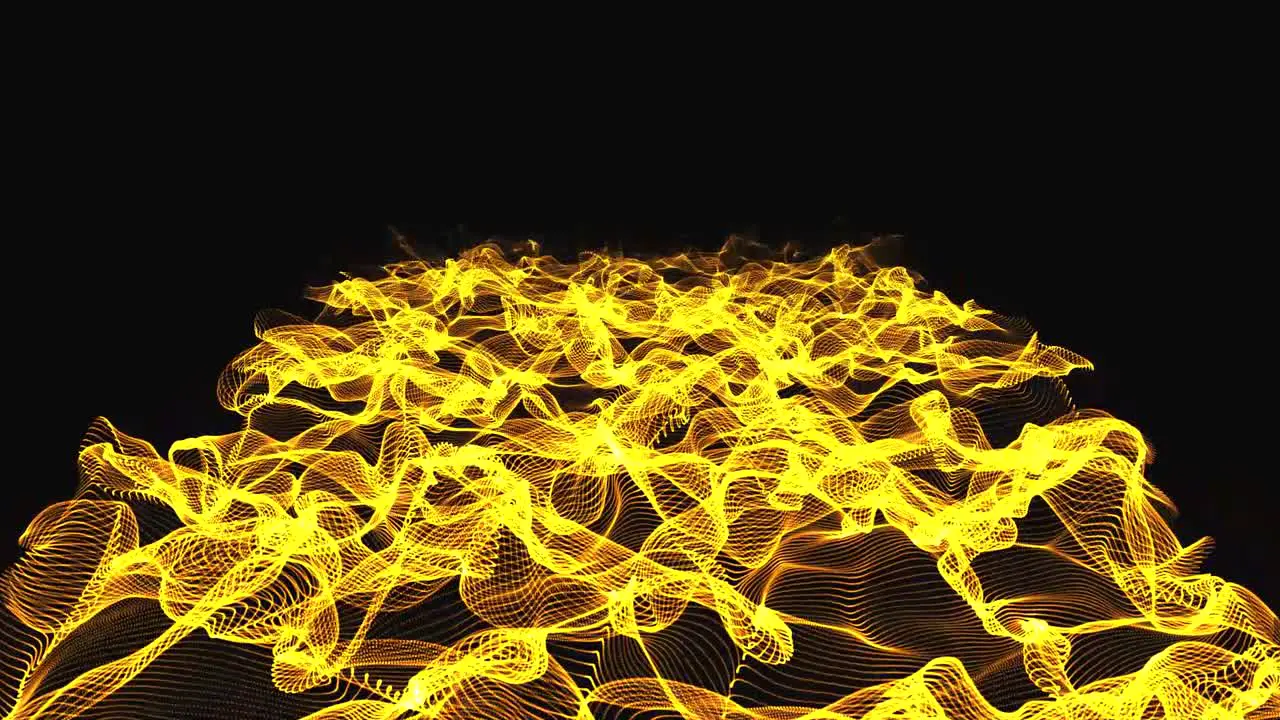 Yellow Abstract Motion Background