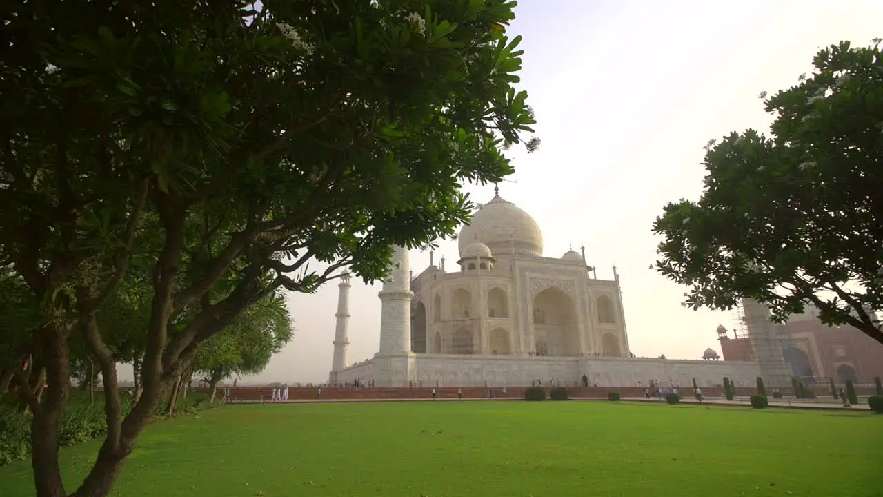 Side View of the Taj Mahal