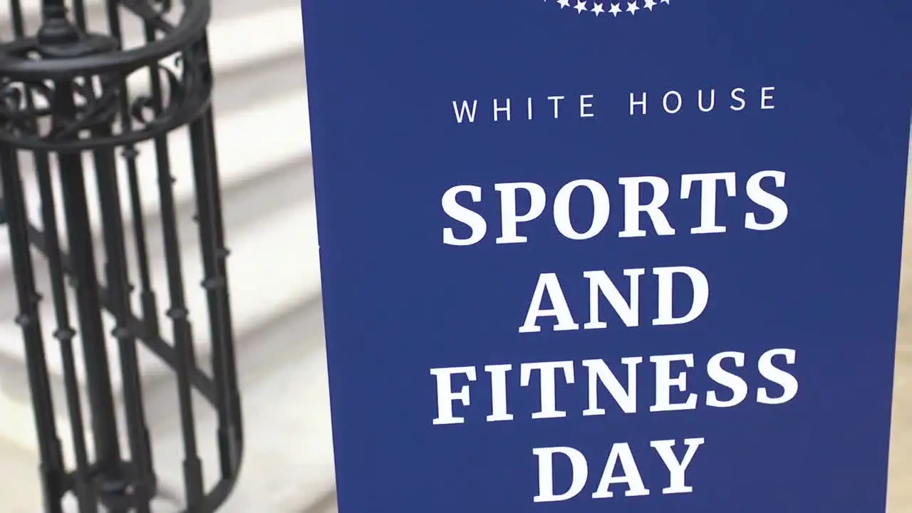 Herschel Walker Speaks From The White House With President Donald Trump On Sports And Fitness Day