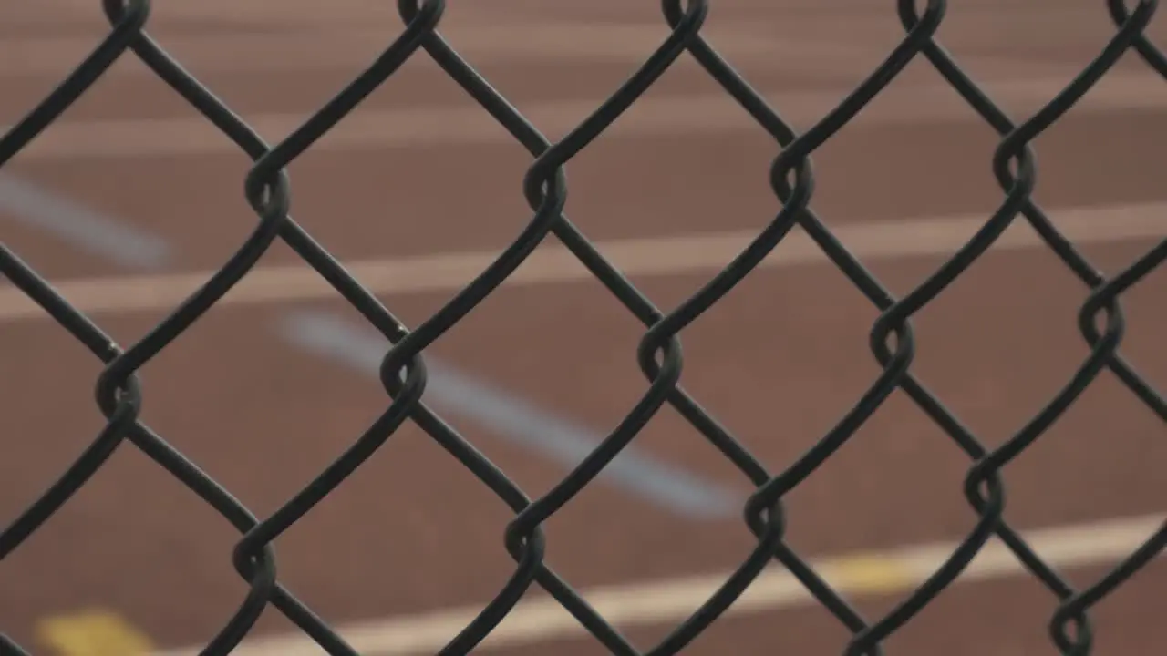 Running Track through Fence