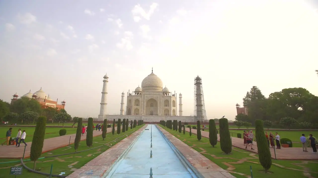 Handheld Shot of the Taj Mahal