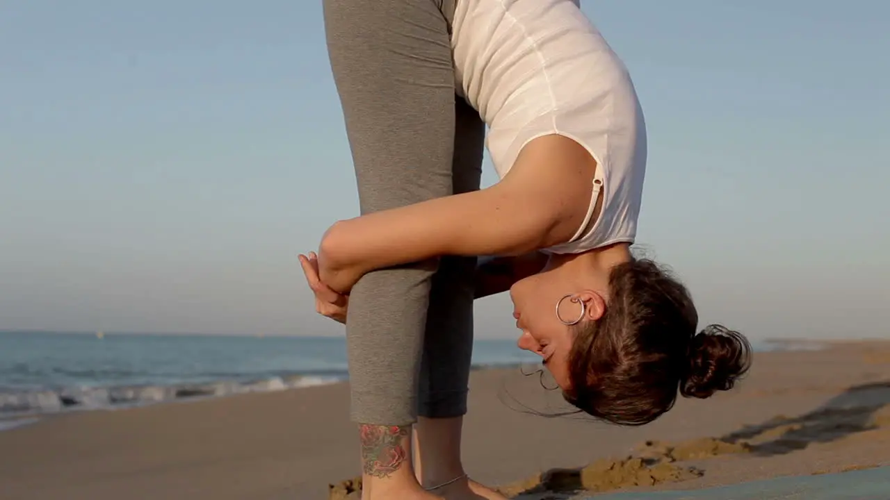 Young Woman Doing Yoga 40