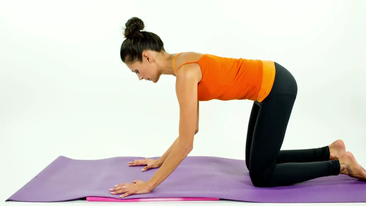 Woman Doing Yoga Studio 12