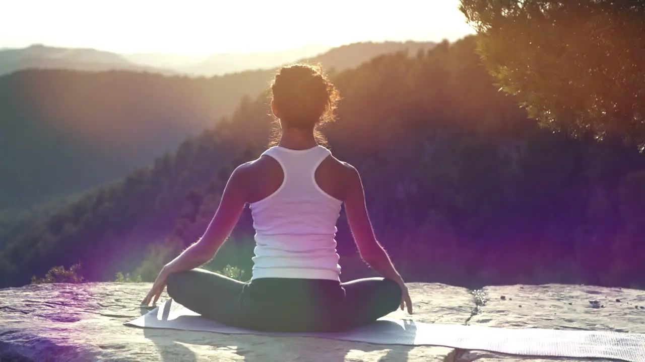 Woman Yoga Outside 29