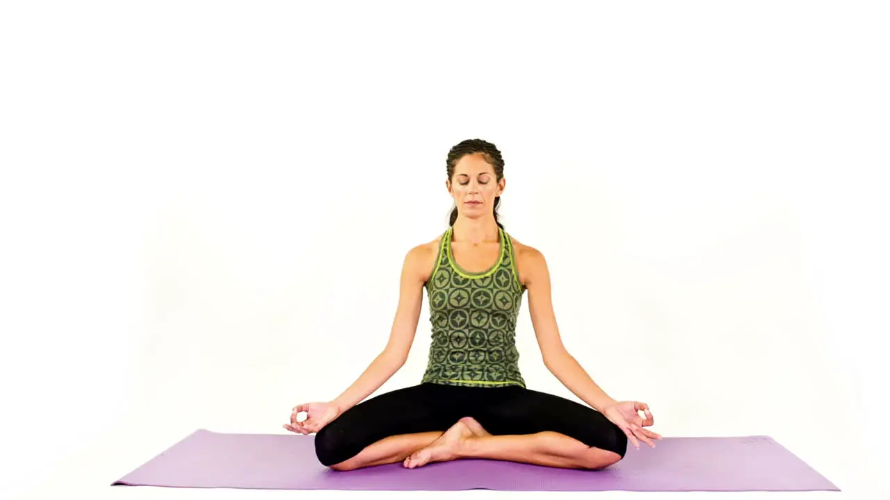 Woman Doing Yoga Studio 06