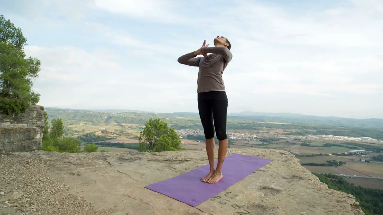 Woman Doing Yoga Outside 47