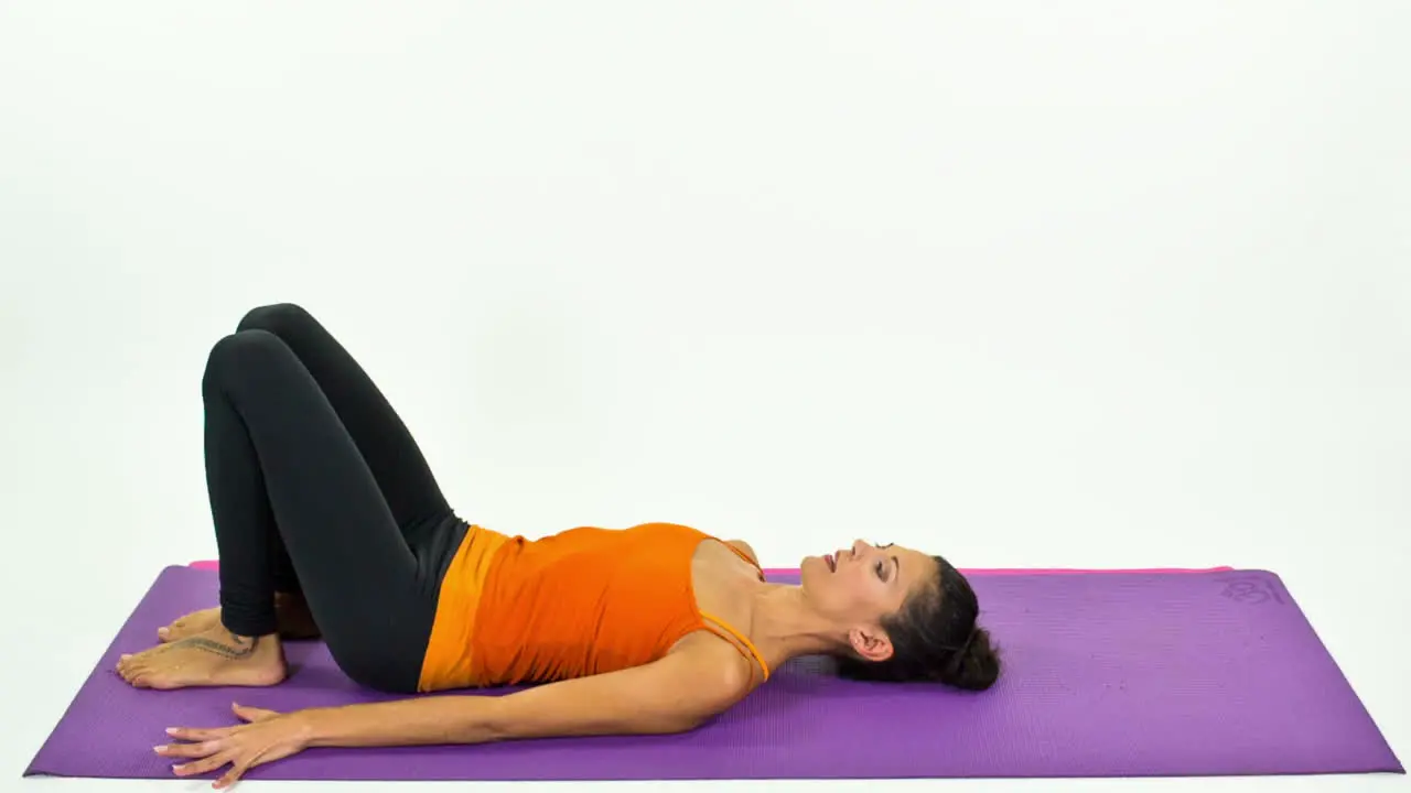 Woman Doing Yoga Studio 56