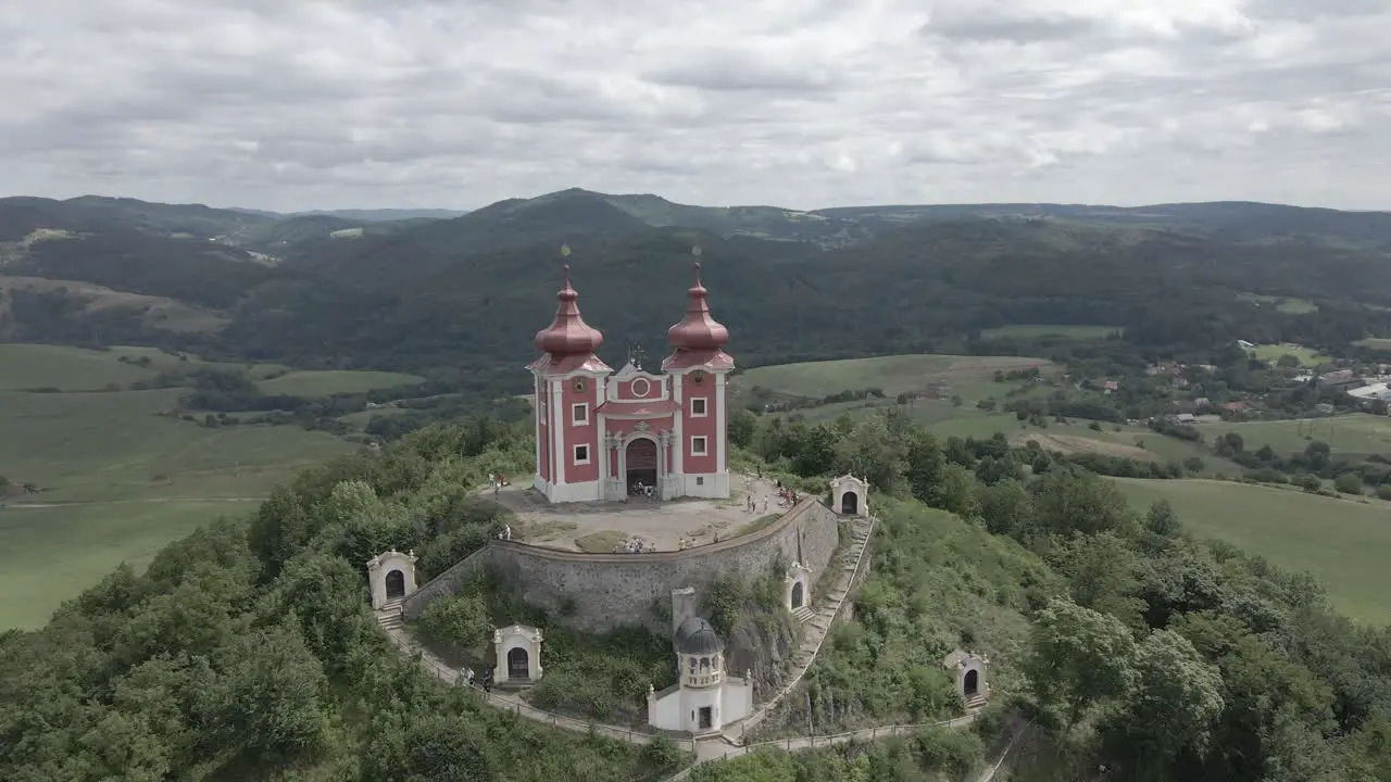 Chapel on the top of the hill in the middle of nowhere