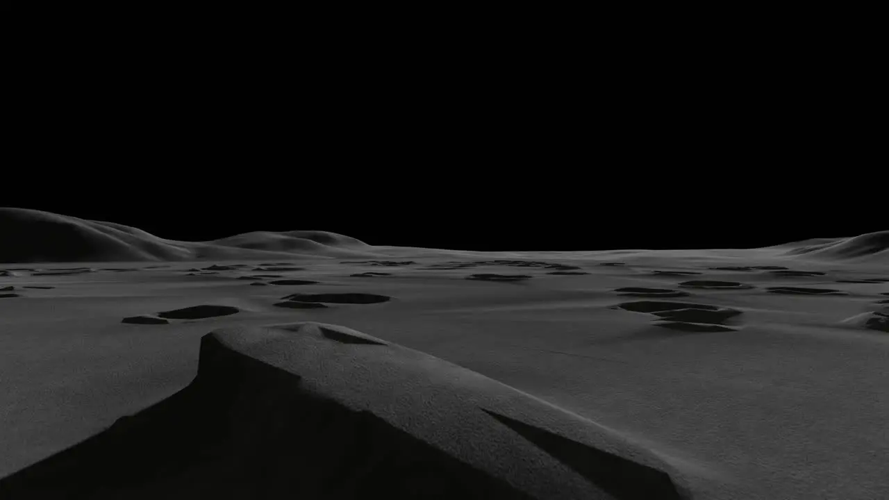 3D animation of the Chandrayaan space probe on the Moon