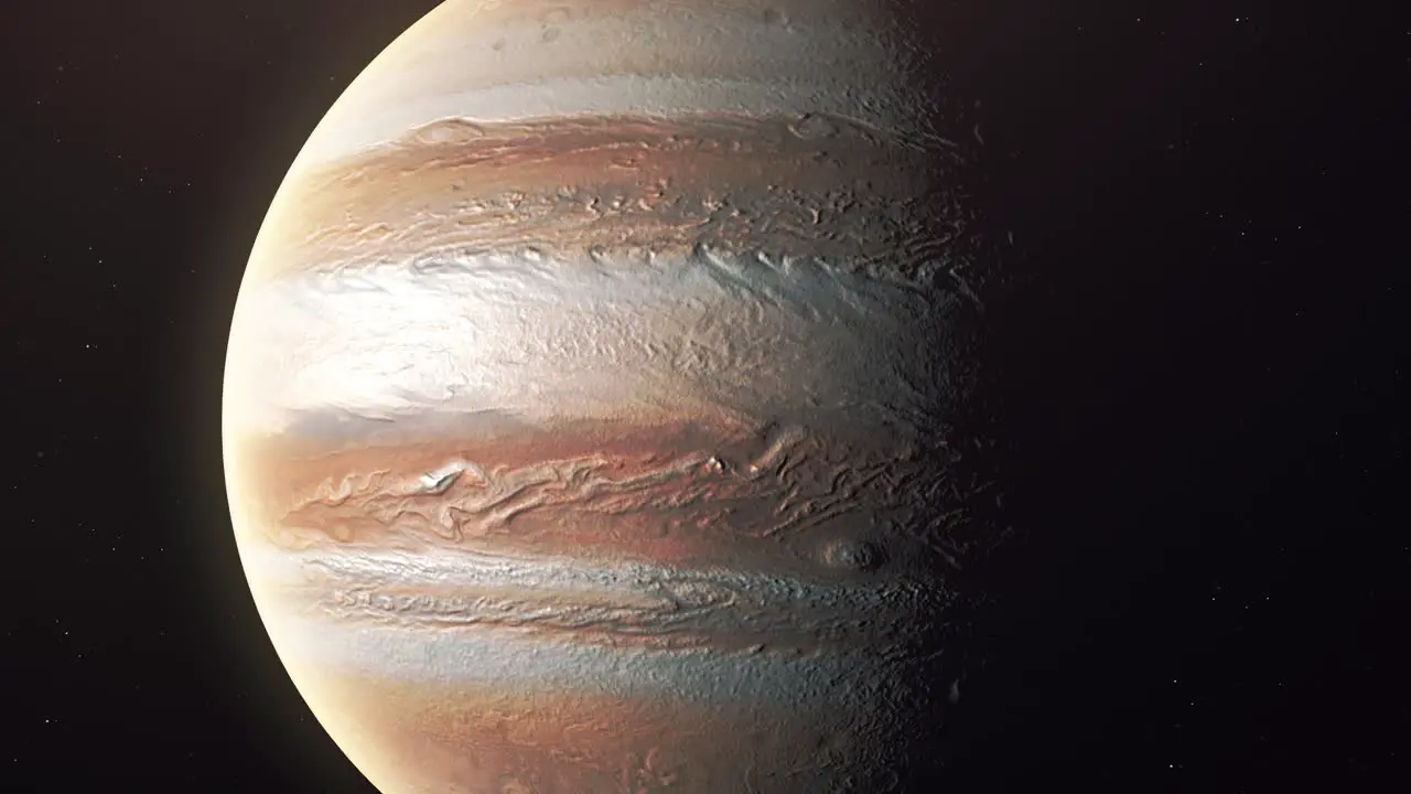 Detail On The Surface Of The Planet Jupiter zoom out