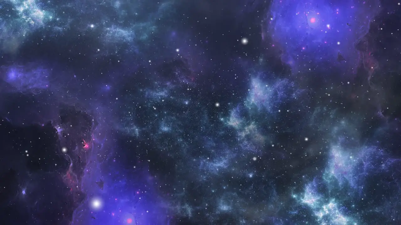 4k nebula clouds floating in the universe