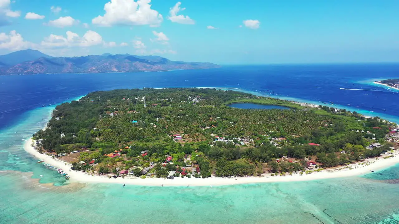 aerial beautiful landscape of the tropical islands