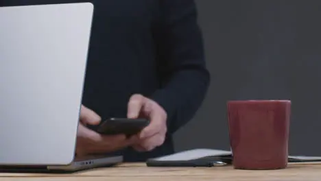 Tracking Shot of Person Working On New Apple MacBook Pro 01