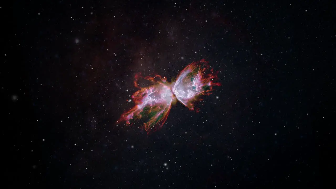 Butterfly Nebula in the northern constellation of Scorpius