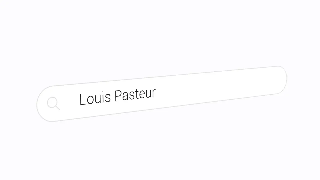 Searching the world renowned French chemist Louis Pasteur on the web