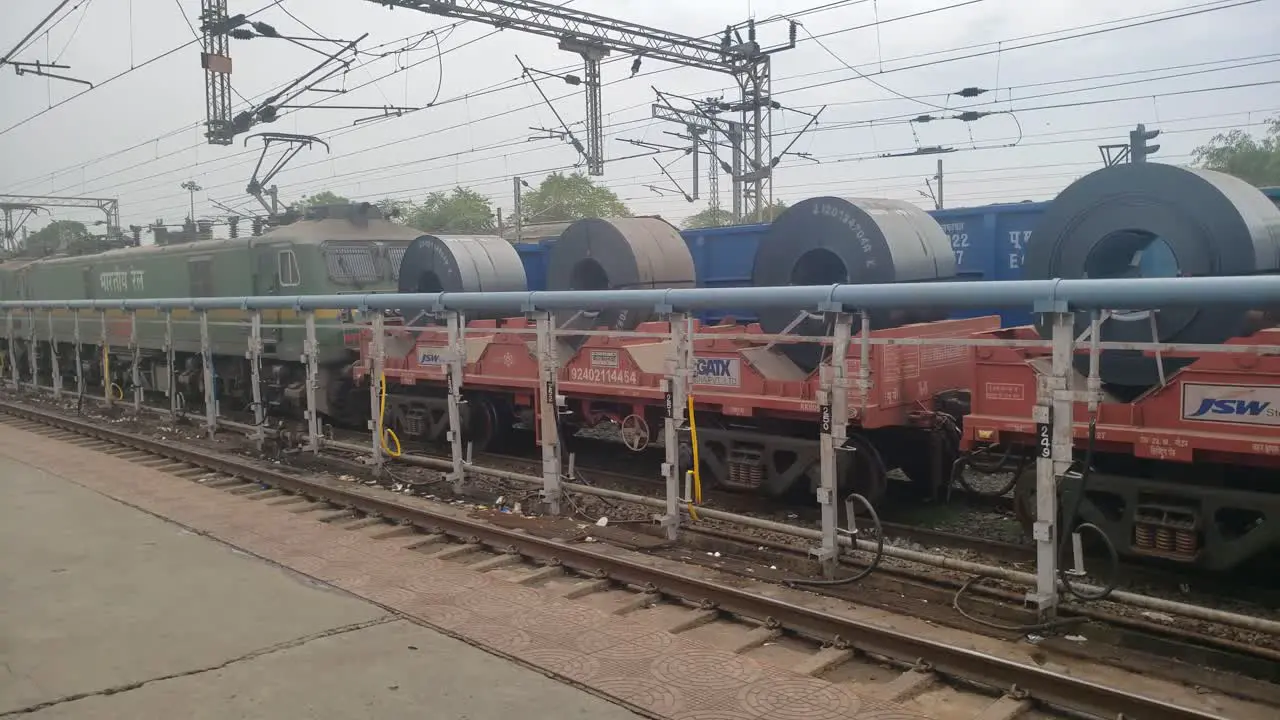 Freight Transport of Indian Railways Big Ring Bundles