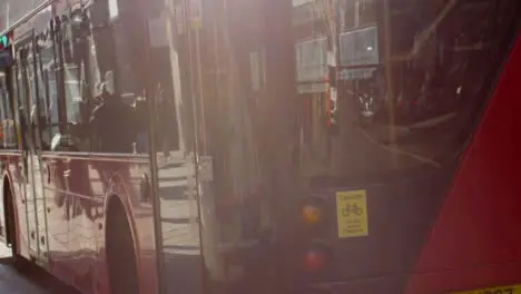 London Bus In A Central London Street