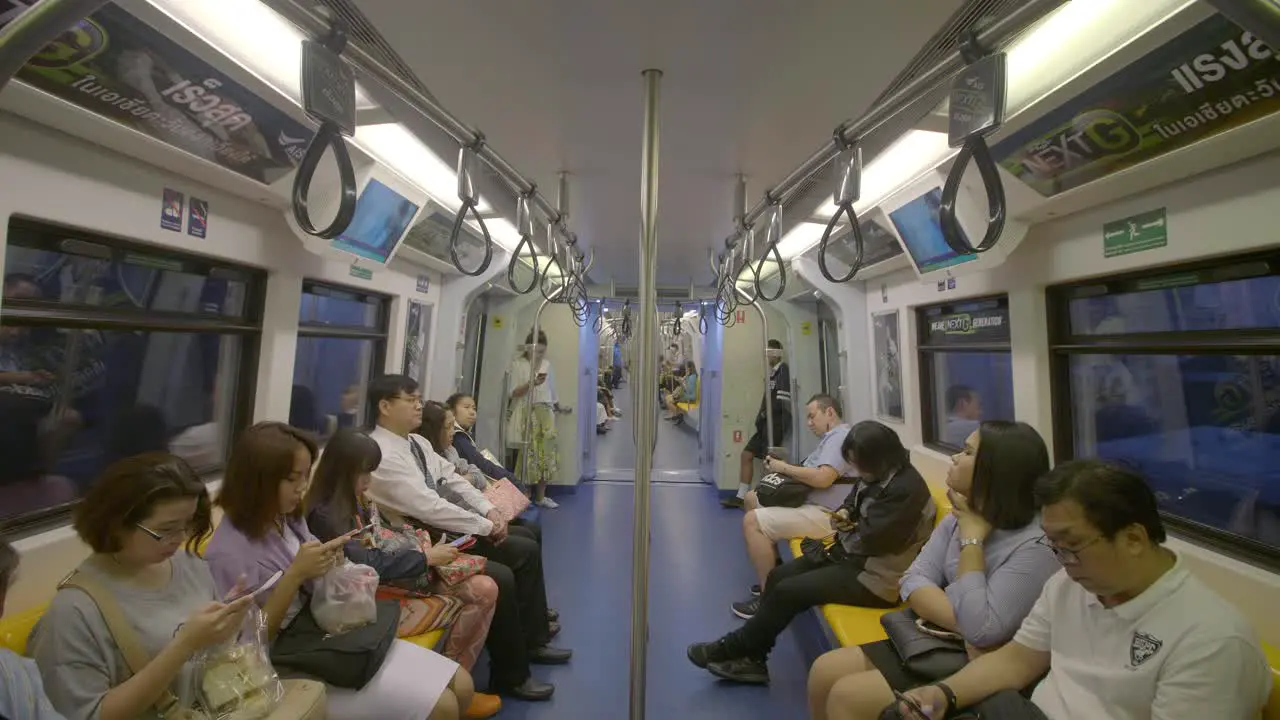 Bangkok Metro Train Interior