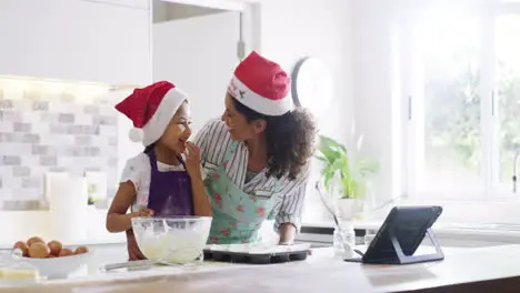 Woman and child on a video call