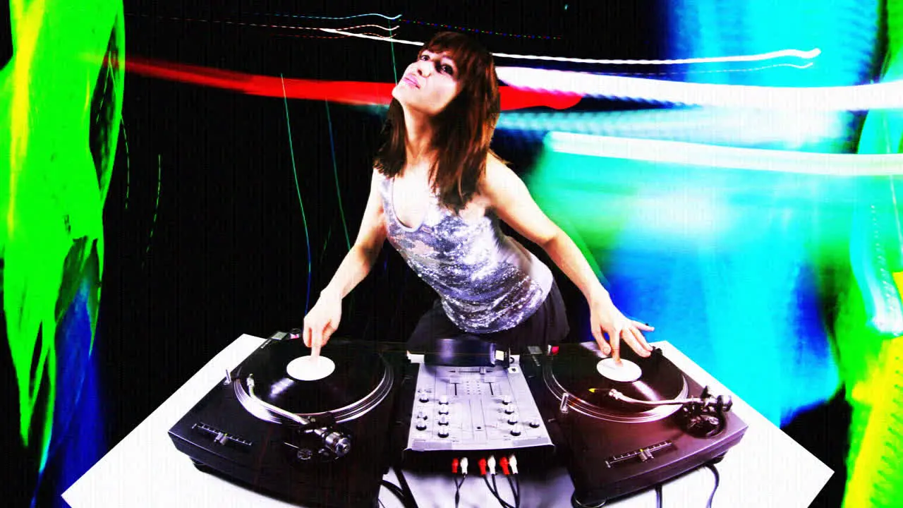 Young Woman DJ 06