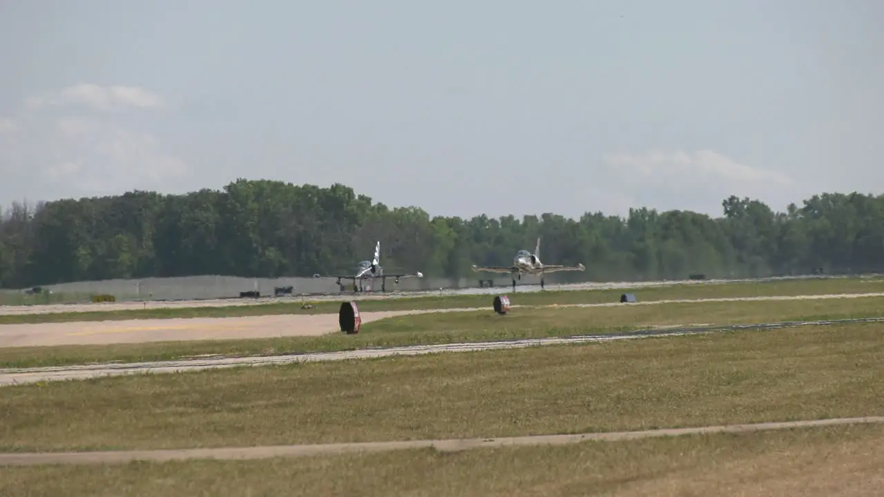 Fighter Aircraft Depart Runway 