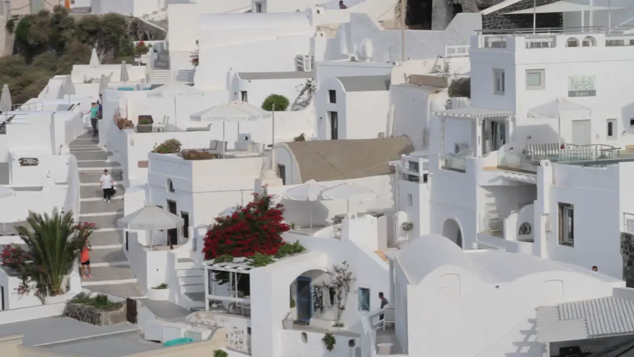 View of a cycladic village