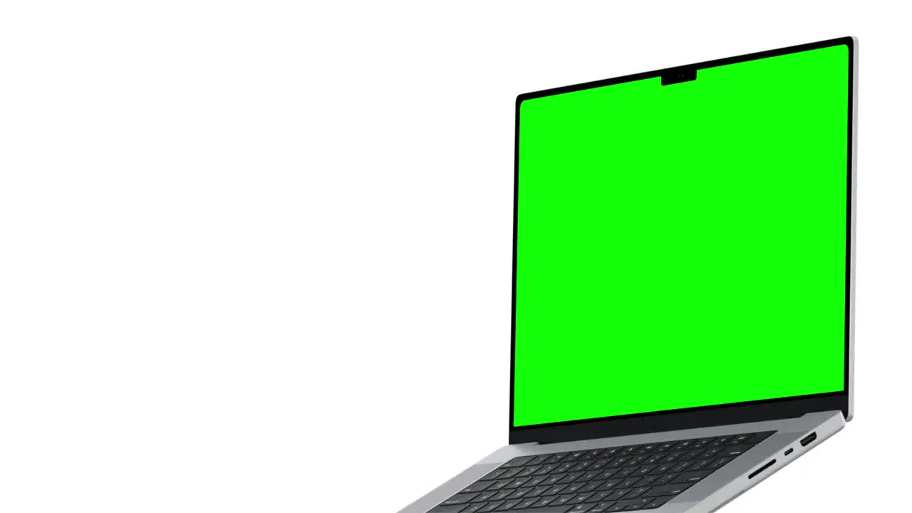 laptop green screen animation loop Animation video transparent background with alpha channel