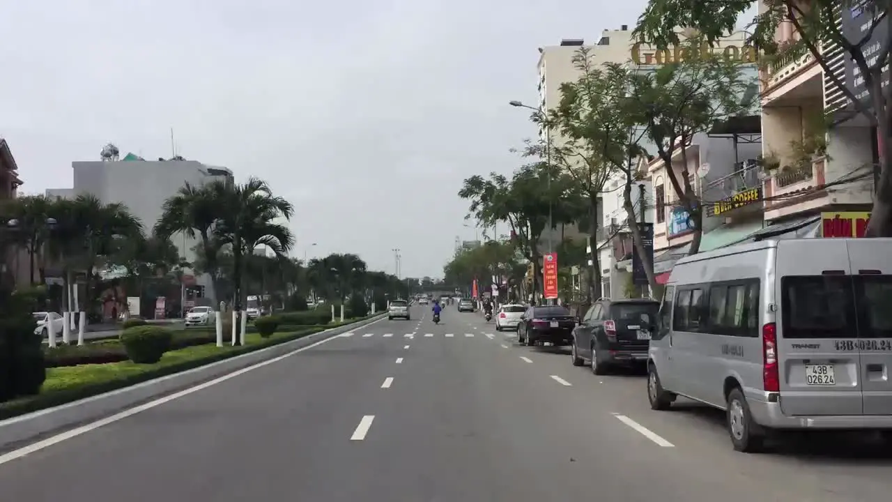 timelapse of driving through Da Nang Vietnam