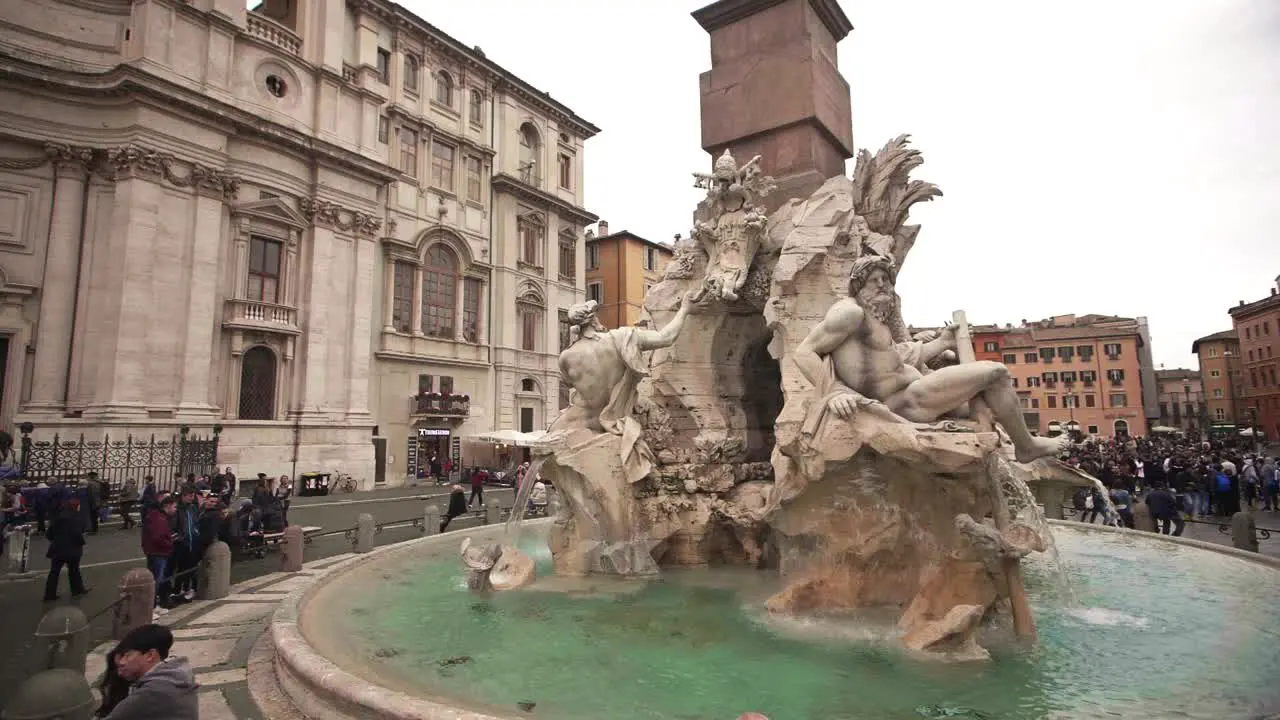 Piazza Navona Square Fountain