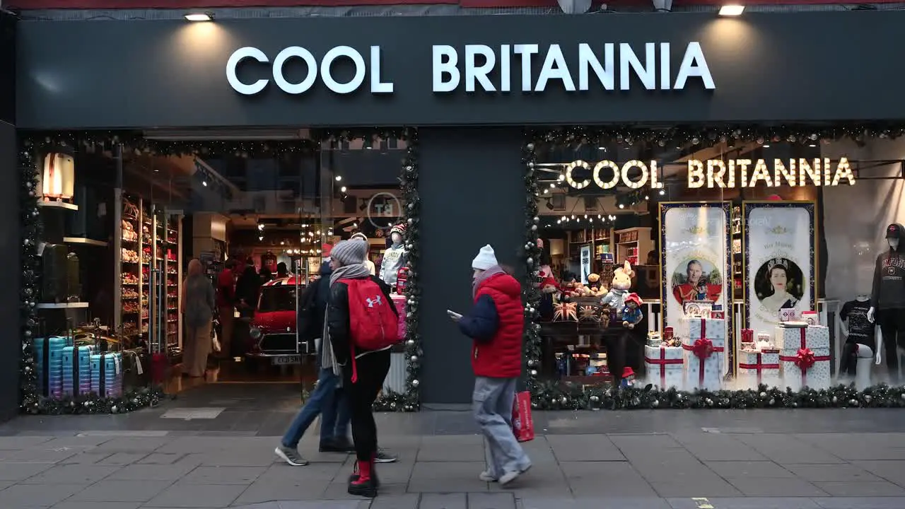 Let's go into the Cool Britannia Oxford Street London United Kingdom