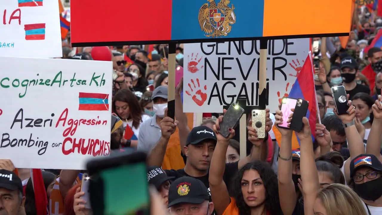 Armenia protest against Turkish aggression